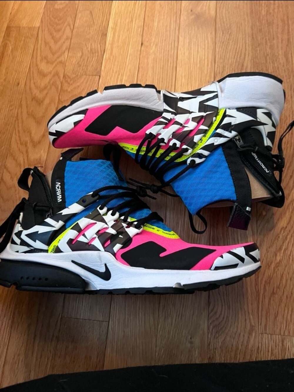 Nike Air Presto Mid x Acronym Racer Pink Photo Blue